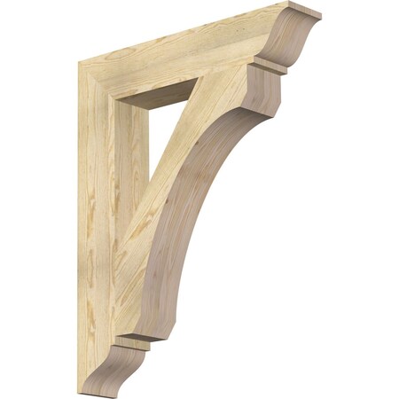 Ekena Millwork Legacy Traditional Rough Sawn Bracket, Douglas Fir, 6"W x 32"D x 40"H BKT06X32X40LEC01RDF